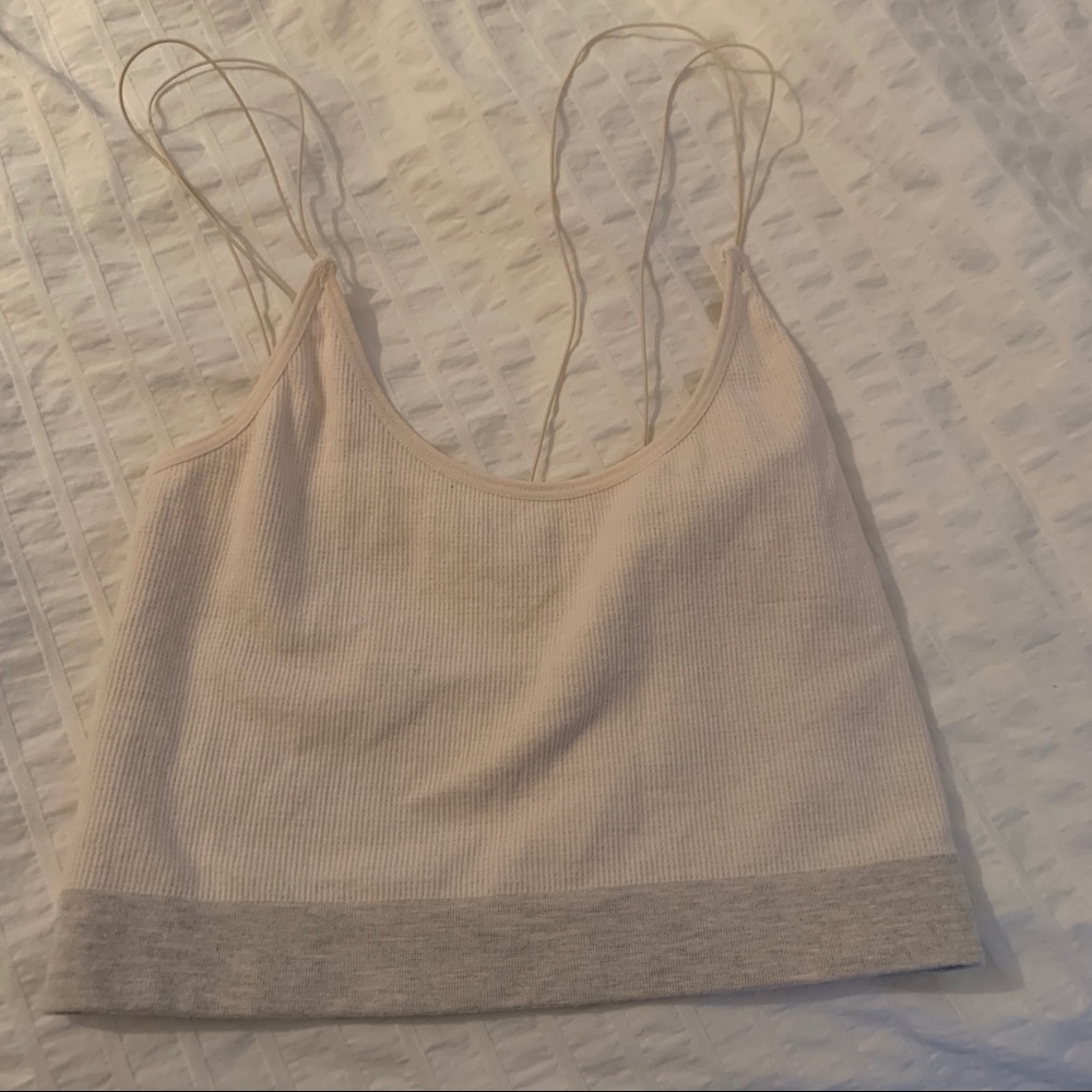 UO out from under white strap tank top